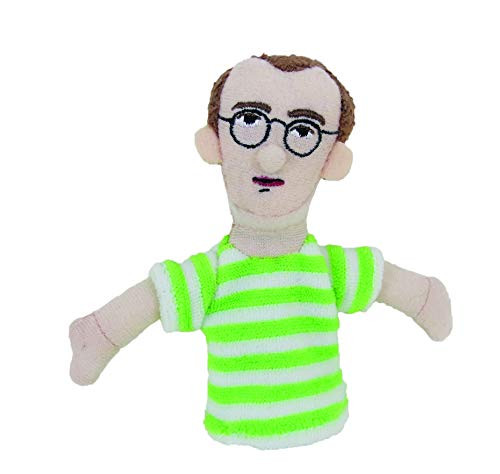 The Unemployed Philosophers Guild Keith Haring Finger Puppet and Refrigerator Magnet - for Kids and Adults