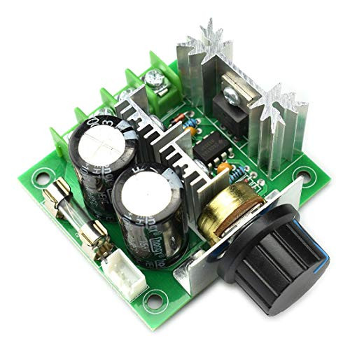 Liyafy 10A 12V-40V DC Motor Speed Controller 12V 24V PWM Variable Speed Regulator Governor Switch CCMHCN With Speed Control Knob