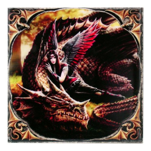 ANN STOKES Winged Companions Art Tile 4"x4" 99014 BY ACK