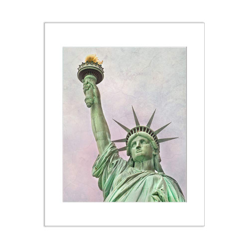Statue Of Liberty NYC 8x10 Inch Matted Photograph New York Urban Art Print