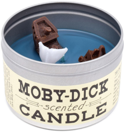 JD and Kate Industries Moby Dick Candle | Gift for Book Lover | Literary Candle | Violet Scent
