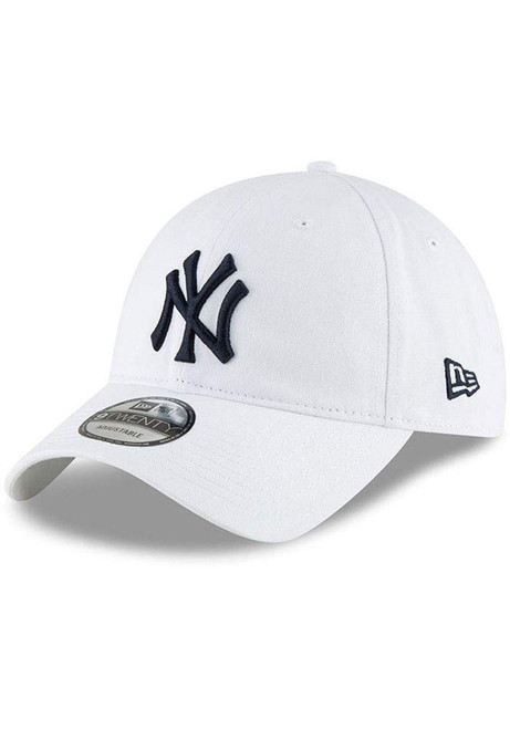 New Era Replica Core Classic Twill 9TWENTY Adjustable Hat Cap (New York Yankees (White))