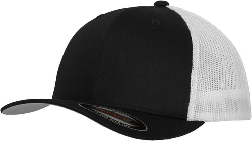 Flexfit Hat, Multicoloured (Noir/Blanc), L/XL