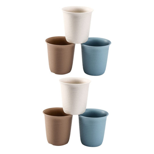 NOLITOY 6pcs Set Flowerpot Planter Small Pots Succulent Holder Small Plant Pot Flower Pots Outdoor Succulent Containers Round Plant Pot Succulent Pot Office Plastic Succulent Plant Mini