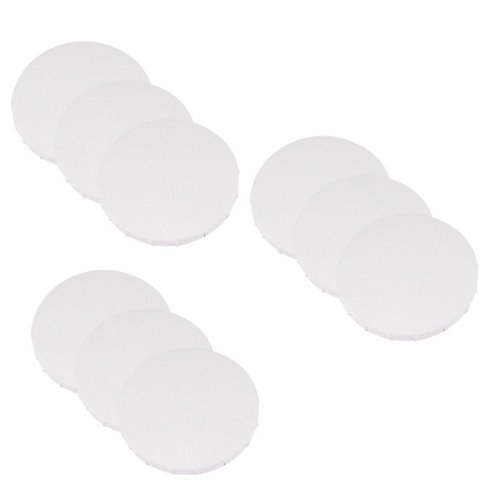 COHEALI 9 Pcs Blank Wall Plate Artist Panel Board Drawing Canvas Board Canvas Panels Thin Canvas Boards Blank Canvas White Easel Stand Oil Painting Board to Stretch Wooden Board Painting