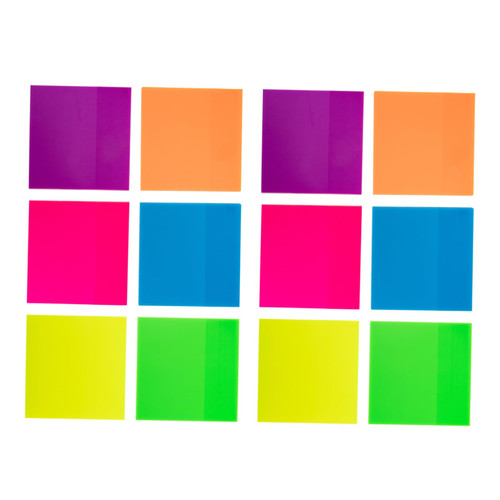 Ciieeo 24 Pcs Transparent self Adhesive Note pad self- Stick Notepad Sticky Book Stationery Stickers Adhesive Notepad Sticky Notepad memo Note The List Mini Student The pet