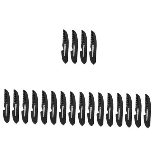 FOMIYES 20 Pcs Men's Pocket Folding beard combs for men compact hair brush travel hair brush pocket size comb teasing comb hair parting comb beard accessory man Nursing comb plastic care