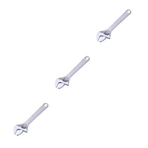 Homoyoyo 3pcs Multi-function Wrench Spanner Wrench Adjustable Wrench Repair Tools Adjustable Spanner Live Wrench Tool