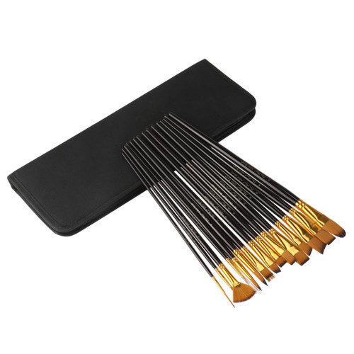 TEHAUX 15pcs Set Paintbrush Gouache Art Supplies Watercolor Pen Acrylic Brush Oil Paint Brush Oil Paintbrush Acrylic Paint Brush Set Paint Brush Painting Watercolor Painting Brush