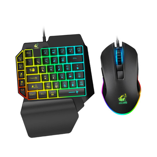 OSALADI Backlight Keyboard Gaming Keyboard Mechanical One Handed Gaming Keyboard Small Gaming Keyboard Programmable Keypad E- Keyboard Gaming Keypad Gaming Keyboards Computer Mouse Mini T1