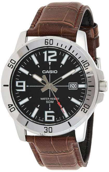 Casio MTP-VD01L-1BV Men's Enticer Stainless Steel Black Dial Casual Analog Sporty Watch Casio MTP-VD01L-1BV Men's Enticer Stainless Steel Black Dial Casual Analog Sporty Watch