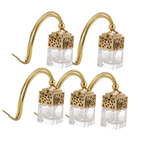 SUPVOX 15 Pcs Perfume Hanging Empty Bottle Car Diffuser Perfume Bottle Car Perfume Bottle Car Air Freshener Car Interior Decoration Scent Diffuser Travel Pendant Accessories Glass