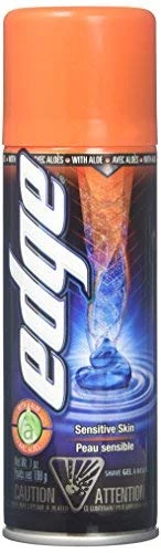Edge Shave Gel for Men Sensitive Skin - 7 Ounce (Pack of 6) by Edge