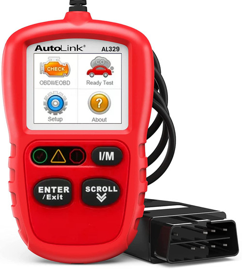 Autel AutoLink AL329 OBD2 Scanner, Upgrade of AL319 & MS309 Code Reader, OBDII Reader with Auto VIN, Live Data, DTC Lookup, Emission Monitor Test, I/M Readiness Smog Check CAN Diagnostic Scan Tool