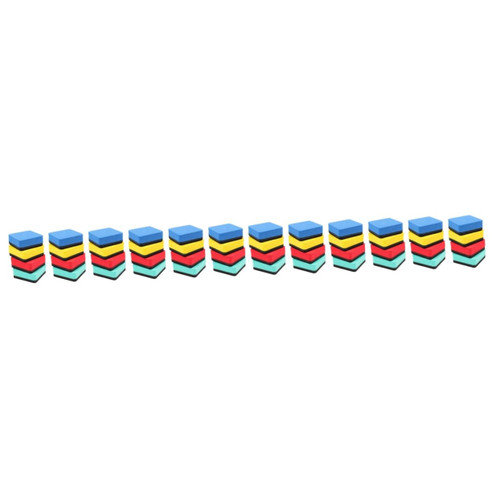 KALLORY 72 Pcs Square Whiteboard Eraser Whiteboard Dry Erasers Expo Markers Dry Erase Magnetic Dry Erase Washable Chalkboard Eraser Chalkboard Cleaner Office Felt Cloth Household
