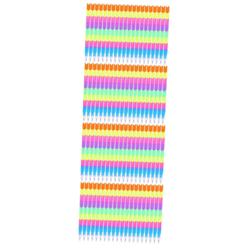 100 Pcs Colored pencils ballpoint pens color stacking crayons kawaii pens cartoon pens funny novelty pens kids stackable pencil colorful stacking crayons detachable prize child abs