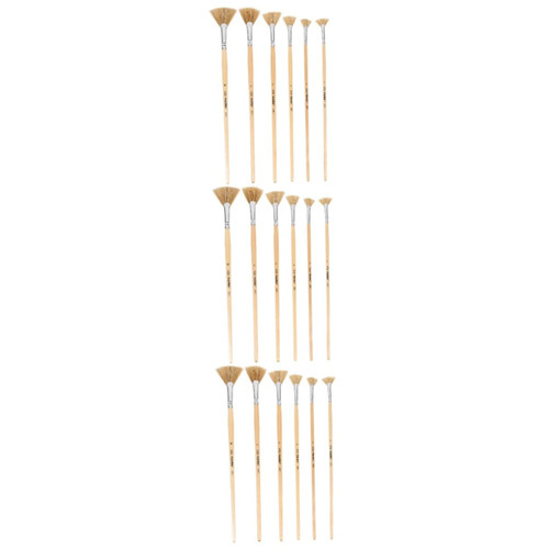 NOLITOY 18 Pcs Oil Paintbrush Suit for Kids Artist Paint Brushes Drawing Brushes Kit Fan Brush Paint Brushes for Kids Convenient Paint Brush Multifunction Bristle Brush Gouache Student NOLITOY 18 Pcs Oil Paintbrush Suit for Kids Artist Paint Brushes Drawing Brushes Kit Fan Brush Paint Brushes for Kids Convenient Paint Brush Multifunction Bristle Brush Gouache Student