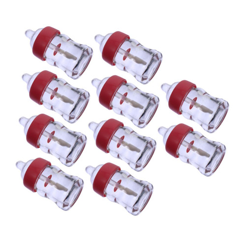 FOMIYES 30 Pcs Baby Bottle Lip Glaze Empty Tube Lip Balm Bottle Lipstick Gloss Tube Lipstick Empty Tube Lip Balm Container Mini Sample Jar Lip Balm Tube Plastic Liquid Lip Gloss Travel