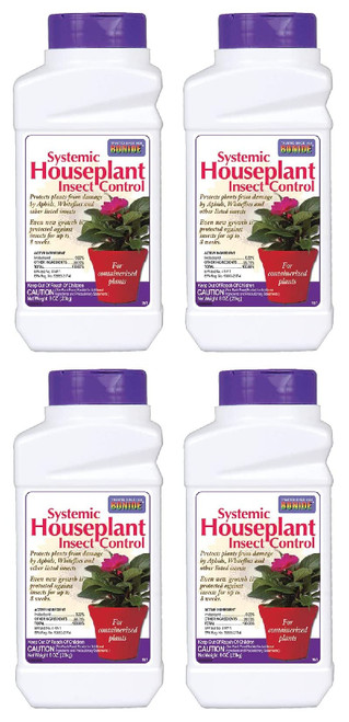 Bonide (BND951 - Systemic House Plant Insect Control, 0.22% Imidacloprid Insecticide (8 oz.), White (4) Bonide (BND951 - Systemic House Plant Insect Control, 0.22% Imidacloprid Insecticide (8 oz.), White (4)