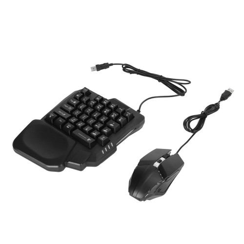 Gaming Keyboard Mouse Converter, Bluetooth5.0 Gaming Keyboard Mouse Converter with K13 Keyboard G4 Mouse and Phone Stand, 4 in 1 Mobile Game Combo Pack for iOS