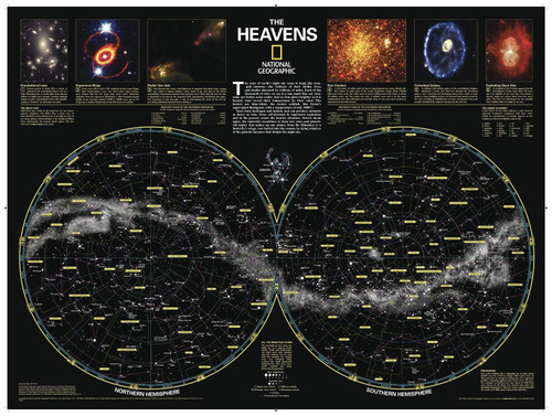 National Geographic: The Heavens - Poster - 30.5 x 22.75 inches - Art Quality Print