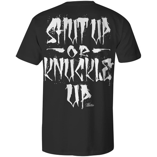 Heathen Knuckle Up T-Shirt (Black, 3X-Large)
