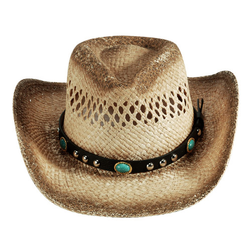 Straw Cowgirl Hat Beach Cowboy Hats for Women Men Western Straw Hat Shapeable Wide Brim Summer Cowgirl Sun Hat Turquoise Straw Cowgirl Hat Beach Cowboy Hats for Women Men Western Straw Hat Shapeable Wide Brim Summer Cowgirl Sun Hat Turquoise