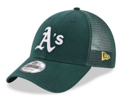 New Era 9Forty Hat MLB Oakland Athletics Green Trucker Adjustable Cap New Era 9Forty Hat MLB Oakland Athletics Green Trucker Adjustable Cap