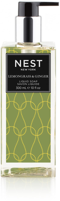 NEST Fragrances Liquid Hand Soap- Lemongrass and Ginger, 300ml