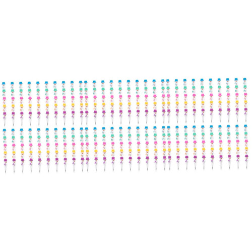 NUOBESTY 60 Pcs Christmas Snowman Pencil Christmas Stacking Pencils Cute Animal Pencils Translucent Pencils Kids Stacking Buildable Pencil Holiday Pencil Filler Child Plastic To Stack