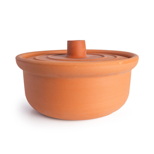Luksyol Clay Pot For Cooking, Large Pot, Big Pots For Cooking, Handmade Cookware, Cooking Pot, Terracotta Pot, Terracotta Casserole, Unglazed Clay Pots For Cooking, Dutch Oven Pot With Lid 9.44 in