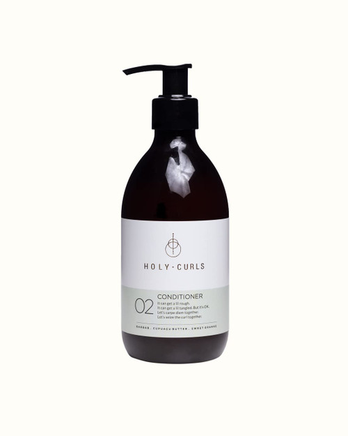 Holy Curls - Curl Conditioner for Curly, Coily and Wavy Hair, Vegan, Sulphate Free, 10.14 fl oz, Natural Ingredients Holy Curls - Curl Conditioner for Curly, Coily and Wavy Hair, Vegan, Sulphate Free, 10.14 fl oz, Natural Ingredients