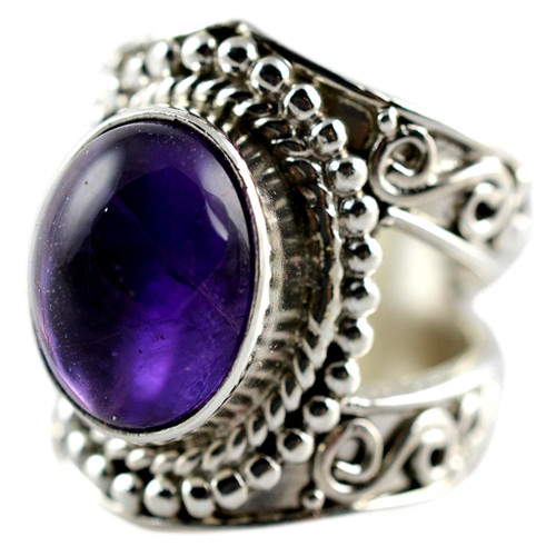 Navya Craft Amethyst oval 925 Sterling Silver Handmade Women Statement Ring Boho Ring Size 4 to 13 for Christmas Anniversary Birthday Valentine day Gift wife her mother sister best friend Navya Craft Amethyst oval 925 Sterling Silver Handmade Women Statement Ring Boho Ring Size 4 to 13 for Christmas Anniversary Birthday Valentine day Gift wife her mother sister best friend