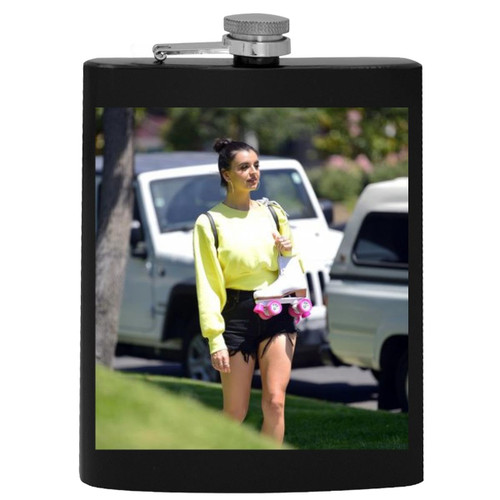 Rebecca Black - 8oz Black Hip Alcohol Drinking Flask GSTP #G1530700