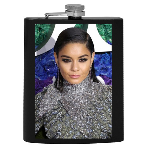 Vanessa Hudgens - 8oz Black Hip Alcohol Drinking Flask GSTP #G2489174