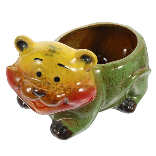 MERRYHAPY Flowerpot Animal Flower Pots Planter Pots for Indoor Plants Pot for Plants Indoor Container Plant Pot Animal Planters for Indoor Plants Chinese Dragon Planter Cullen Juicy Ceramics