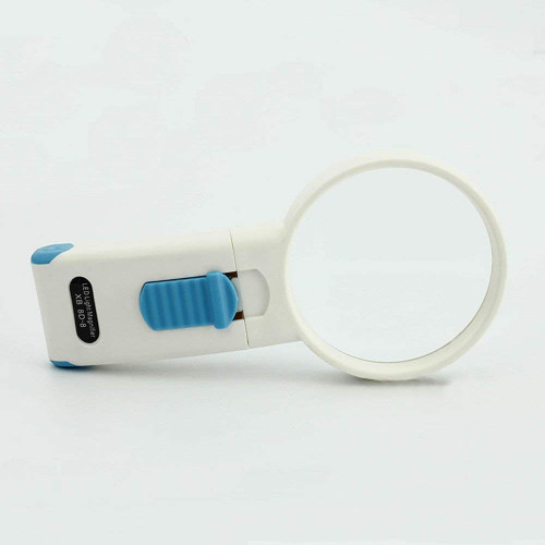 KNOXC Magnifiers,10X Magnifying Glass with Light, Hd Optical Lens Glass Handheld Portable Magnifier Old Man Reading Student for Books Newspapers Maps Coins Jewellery Hobbies Crafts