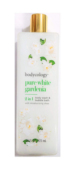 Bodycology Foaming Body Wash, Pure White Gardenia 16 oz (pack of 2)