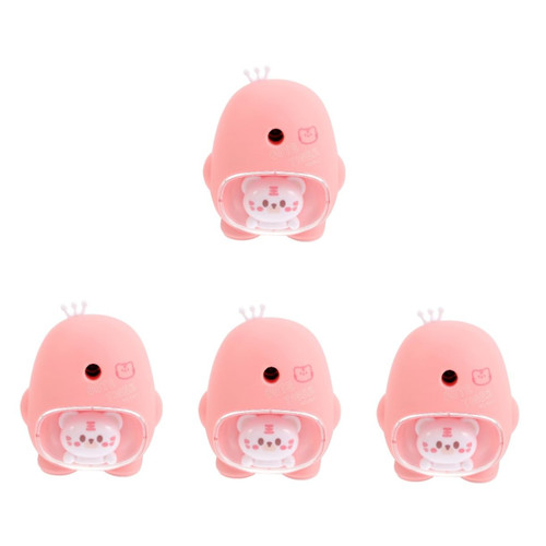 STOBOK 4pcs Sharpener Pencil Sharpener Manual Sharpeners Teacher Wish Lists for Classroom Registry Girl Sharpeners Lovely Sharpeners Student Stationery Metal Handheld Tool Pupils