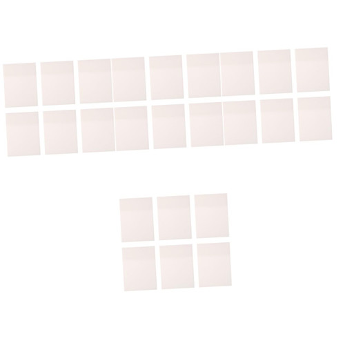 NUOBESTY 24 pcs Sticky memo Pads Stick on Note scroo self Stick Notepad Computer Clear Plan Sticky memo Mini Notepad Sticky memo Notes The pet tearable Student