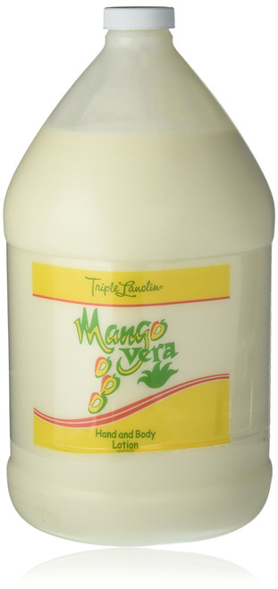 TRIPLE LANOLIN Mango Vera Lotion, 1 Gallon TRIPLE LANOLIN Mango Vera Lotion, 1 Gallon