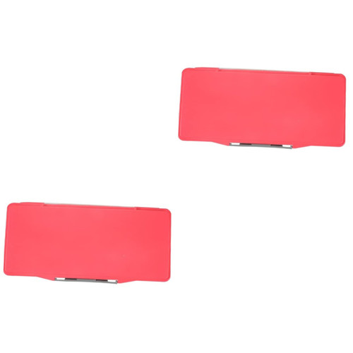 EXCEART 2pcs Box Watercolor Palette Water Color Pallet Watercolor Tins Empty Watercolor Tray Art Palette Watercolor Paint Palette Case Folding Paint Tray Plastic Painting Mix Student