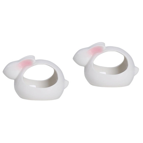 Yardwe 2pcs Rabbit Pot Cactus Planter Pot Cute Animal Planter Cactus Plant Pot Bunny Planter Pot Garden Flower Pot Easter Garden Pots Pot Plant Ceramic Planters Ceramics Large Small Pot