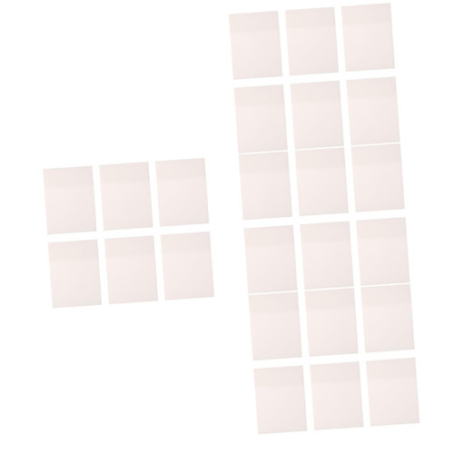 NOLITOY 24 Pcs Self Stick Notepad Sticky Memo Pads Clear Notes Adhesive Memo Sticker Small Memo Pads Stick on Note Clear Note Pads Clear Memo Note The Pet Student Refill Mini