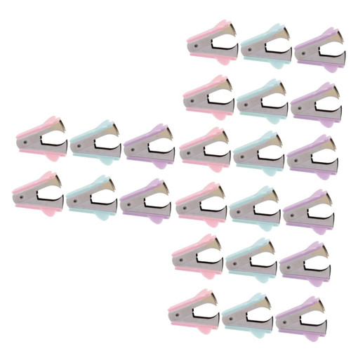 MAGICLULU 24 Pcs Mini Nail Remover Tack Puller Nail Lifter Tack Lifter Tool Nail Puller Fastener Remover Carpet Tacks Nails Tools Carpet Tools Multipurpose Tool Office Metal Pp Staple