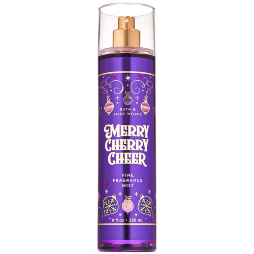 Bath and Body Works MERRY CHERRY CHEER Fine Fragrance Mist 8 Fluid Ounce (2019 Edition)