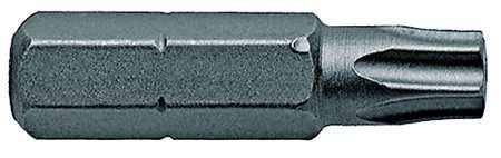 Screwdriver Bit, T20 Torx, 1/4" Shank, PK5