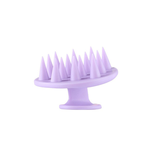 VEMMIO Hair Comb Silicone Shampoo Scalp Hair Massager Shampoo Massage Comb Bath Massage Brush Scalp Massager Hair Shower Brush Comb Care Tool (Color : Purple)