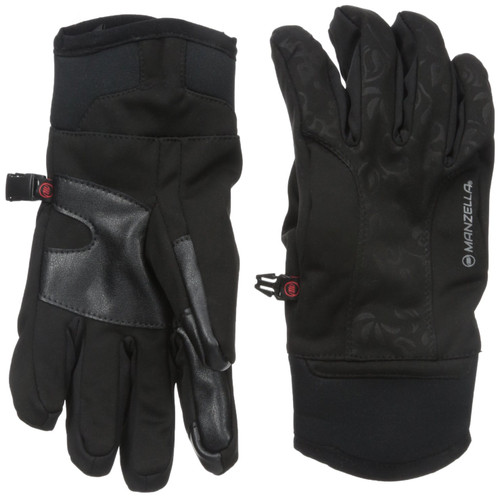 Manzella Women's Get Intense Touch Tip Gloves, Black, Small