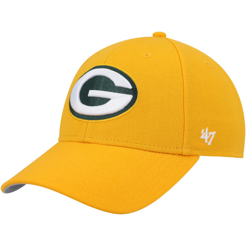 '47 Men's Gold Green Bay Packers MVP Adjustable Hat